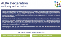 ALBA Declaration on Equity and Inclusion image