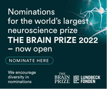 Brain Prize advertisement "we encourage diversity in nomination"